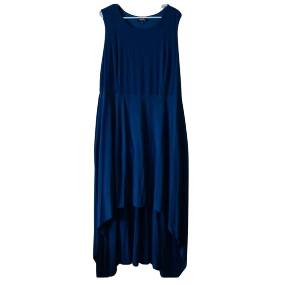 Mod X 2X Cut-Out Dress in Hunter Green F-0270 - Picture 3 of 9